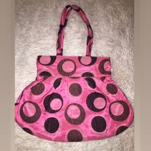 Pink polka dot purse 👛